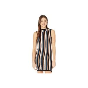 RVCA‎ Inbound Dress Women's Size L 12 Striped Mock Neck Sleeveless Sweater Dress